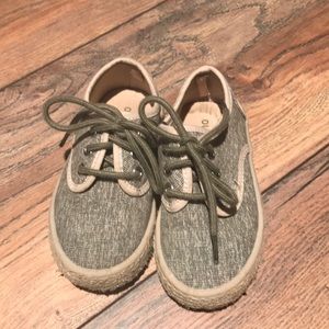 Old Navy tweed & canvas boat-shoes